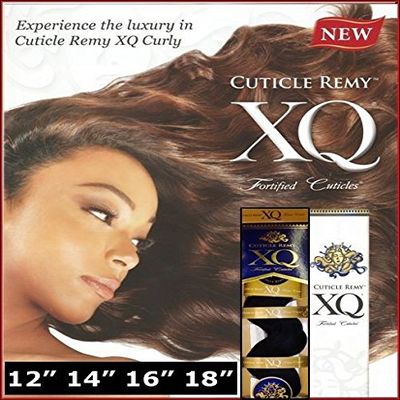 Cuticle Remy XQ Human Hair Weave - S Wave (12 inch, 2 - Dark Brown)