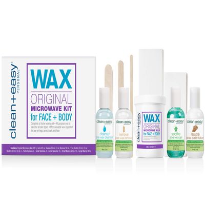 Clean + Easy Original Wax Microwave Kit, 35 Ounce