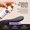 Fake Bake Flawless Self-Tanning Liquid Streak-Free, Long-Lasting Natural Glow For All Skin Tones - Sunless Tanner with Professional Mitt For Easy Application, Black Coconut Scent - 6 oz (Pack of 2) view 3