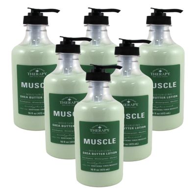 Village Naturals Aches + Pains Muscle Relief Lotion 16 Ounce (473ml) (6 Pack)