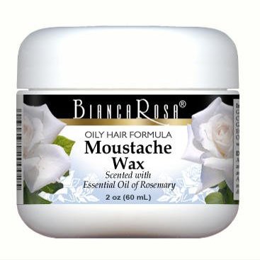 Moustache Wax - With Rosemary Essential Oil (For Oily Hair) (2 oz, ZIN: 428676)
