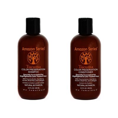 Amazon Series Tucuma Color Preservation Shampoo & Conditioner Set 8.5 fl oz