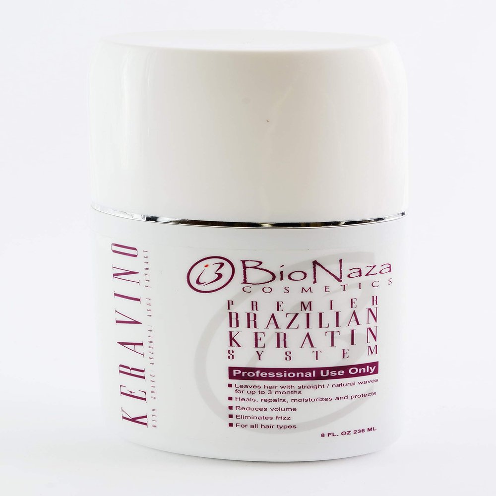 BioNaza KeraVino Brazilian Keratin Treatment 8 Oz (No Wait Time)