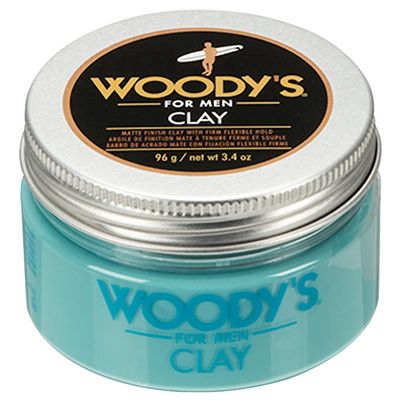 Woody's Premium Hair Clay for Men  Matte Finish, Pomade for Men Stronghold, Texturizing & Sculpting Hair Styling Clay, Flexible Control, 3.4 oz