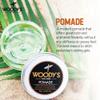 Woody's Hair Clay Pomade for Men - Matte Finish, Medium Hold, Water-Soluble Styling Gel for Mens Hair - Strong Hold Pomade for Textured Looks, 3.4 oz view 2