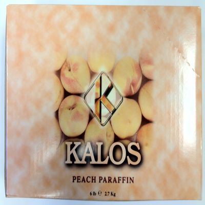Kalos Peach Paraffin Wax 6 Lb/2.7 Kg