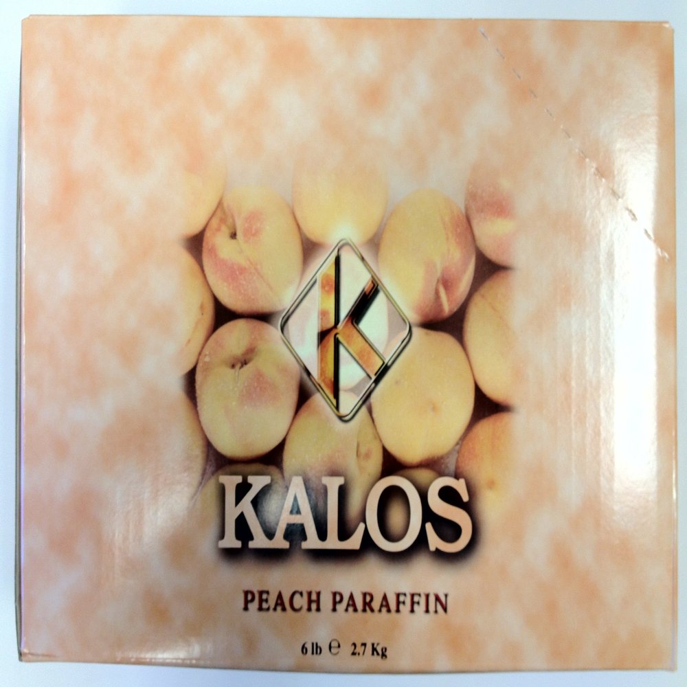 Kalos Peach Paraffin Wax 6 Lb/2.7 Kg