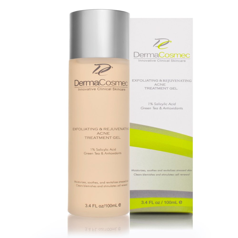 Acne Treatment Exfoliating & Rejuvenating Acne Treatment Gel/Non-Greasy Moisturizer (100 ml (3.4 fl oz))