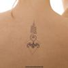 10 x 11-Piece Unalome Tattoo Set - 110 Buddhist Symbols - Henna - Body Tattoo (10) view 2