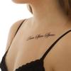 10 x Dum Spiro Spero Tattoo - Latin Sticker Lettering in Black (10) view 4