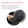 100% PURE Konjac Sponge, Charcoal, Facial Cleansing Brush, Exfoliating Brush for Face, Made with Bamboo Charcoal, Facial Brush for Sensitive Skin - 1 Piece view 4