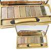 9 Color Shimmer Eyeshadow Eye Shadow Palette & Makeup Brush & Mirror Set-Women Cosmetic Diamond Bright Colorful Makeup Glitter Waterproof Eye Shadow Palette Set Eyeshadow Powder view 2