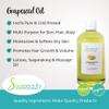 GRAPESEED OIL Cold Pressed Unrefined | 100% Natural Available in Bulk | Carrier for Essential Oils, Face, Skin, Hair Moisturizer, Soap Making | 64 OZ view 2