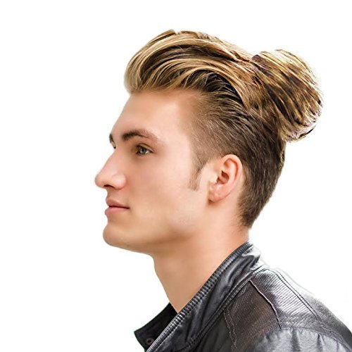 L'Vanah (TM) Clip On Instant Man Bun (Blonde)