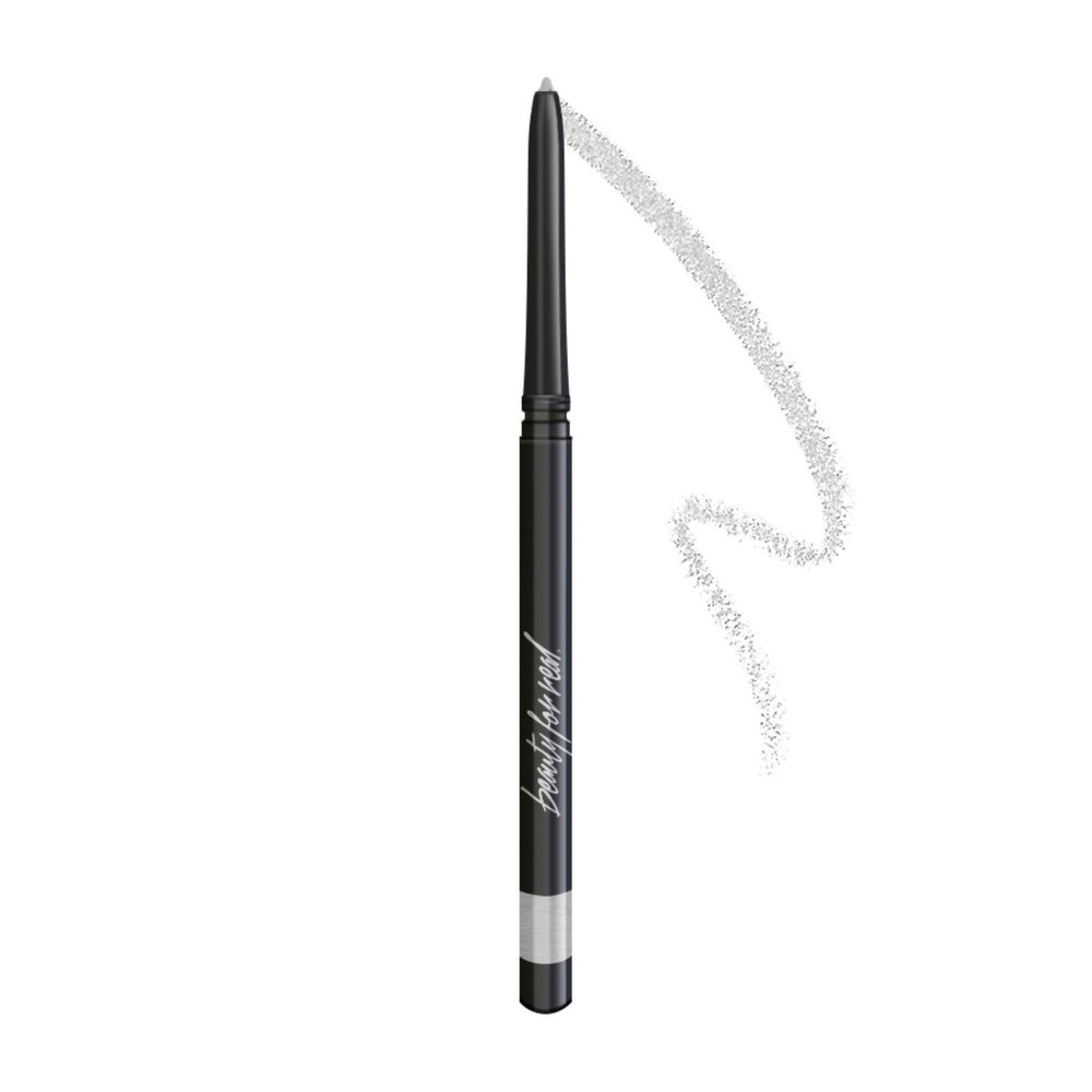 Beauty For Real I-Line 24-7 Eyeliner, Totally Titanium - Striking Silver Metallic - Long-Wearing, Waterproof Gel Formula - Safe for Sensitive Eyes & Contact Lens Wearers - 0.01 oz