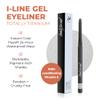 Beauty For Real I-Line 24-7 Eyeliner, Totally Titanium - Striking Silver Metallic - Long-Wearing, Waterproof Gel Formula - Safe for Sensitive Eyes & Contact Lens Wearers - 0.01 oz view 2