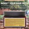 Saryna Key Damage Repair Treatment Butter Mask - African Shea Butter for Dry Hair Treatment - Rejuvenating Butter Moisturizer with Natural Keratin and Vitamins A, E, F (300ml/10.14oz) view 2