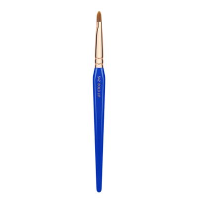 Bdellium Tools Professional Makeup Brush - Golden Triangle 542 Bold Lip - With All Vegan and Soft Synthetic Fibers, For Defining Contours of the Lips (Blue, 1pc)