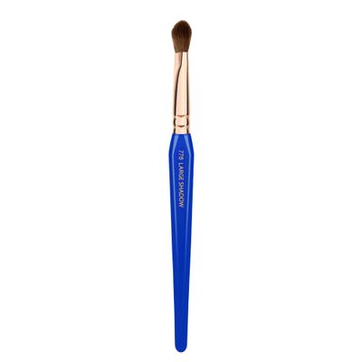 Bdellium Tools Professional Makeup Brush - Golden Triangle 778 Large Shadow - With All Vegan and Soft Synthetic Fibers, For Applying Shadow (Blue, 1pc)