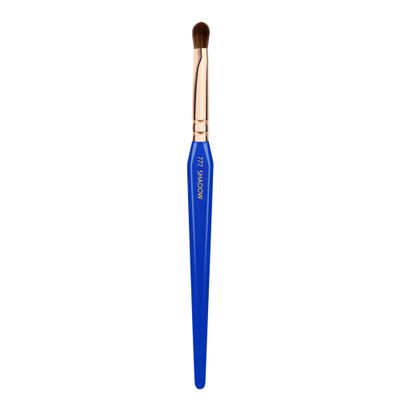 Bdellium Tools Professional Makeup Brush - Golden Triangle 777 Shadow - With All Vegan and Soft Synthetic Fibers, For Applying Shadow (Blue, 1pc)