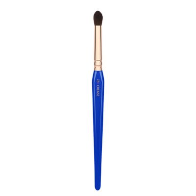 Bdellium Tools Professional Makeup Brush - Golden Triangle Series 781 Crease - With All Vegan and Soft Synthetic Fibers, For Eye Crease (Blue, 1pc)