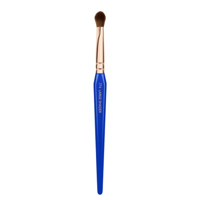 Bdellium Tools Professional Makeup Brush - Golden Triangle 774 Large Shader - With All Vegan and Soft Synthetic Fibers, For Applying & Blending Eyeshadow (Blue, 1pc)