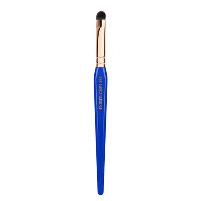 Bdellium Tools Professional Makeup Brush - Golden Triangle 758 Large Smudge - With All Vegan and Soft Synthetic Fibers, For Creating a Smoky Eye Effect (Blue, 1pc)