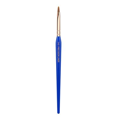 Bdellium Tools Professional Makeup Brush - Golden Triangle 540 Precision Liner - With All Vegan and Soft Synthetic Fibers, For Precise Lip Definition (Blue, 1pc)