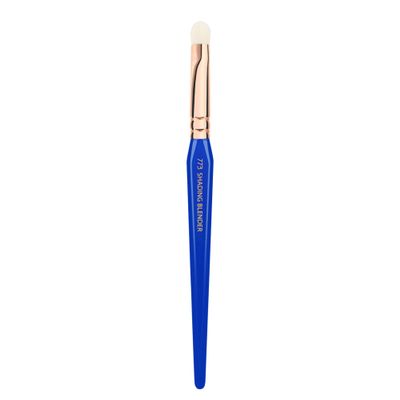 Bdellium Tools Professional Makeup Brush - Golden Triangle 773 Shading Blender - With All Vegan and Soft Synthetic Fibers, For shading & Blending (Blue, 1pc)
