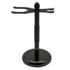Art Designed Shaving Brush and Razor Stand Holder Black Finish Fits Various Brush view 1