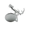 Anti Slip Chrome Metal Razor and Shaving Brush Stand Holder view 4