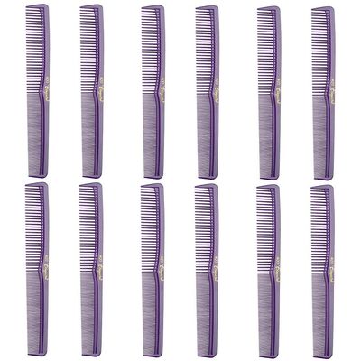 Barber Beauty Hair Cleopatra 400 All Purpose Comb (12 Pack) 12 x SB-C400-PURPLE