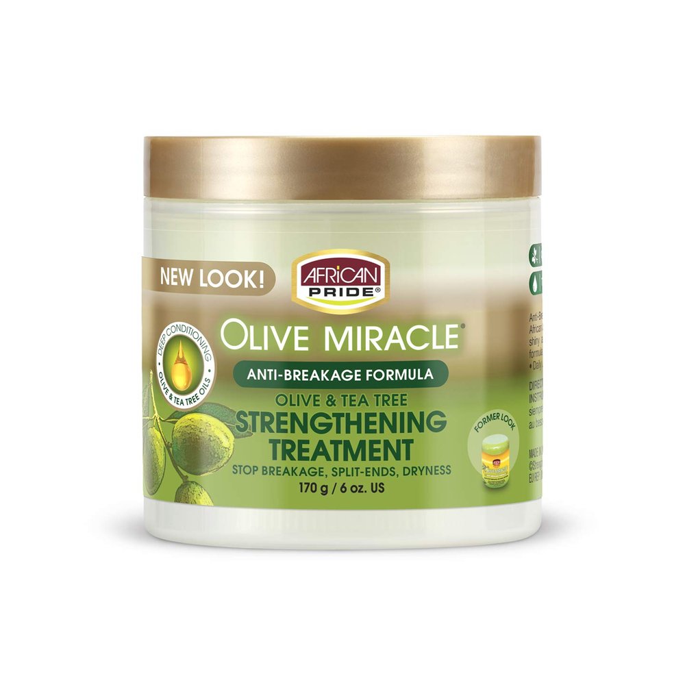 African Pride Olive Miracle Anti-Breakage Formula (3 Pack)
