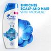 Head & Shoulders Deep Moisture Advanced 2 In 1 Dandruff Shampoo And Conditioner, 6 Count view 3