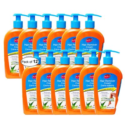 Purest Hair Remover Cream With Aloe Vera (226g) (Pack of 12)