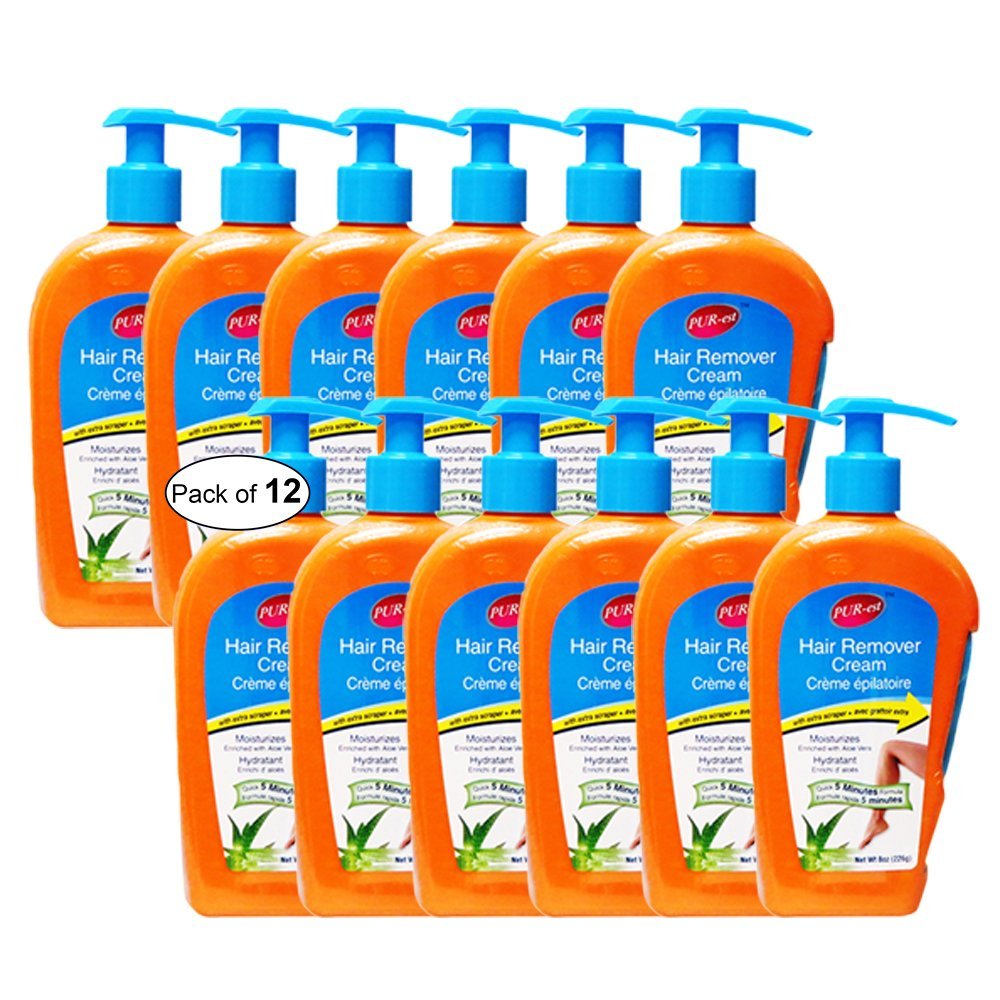 Purest Hair Remover Cream With Aloe Vera (226g) (Pack of 12)