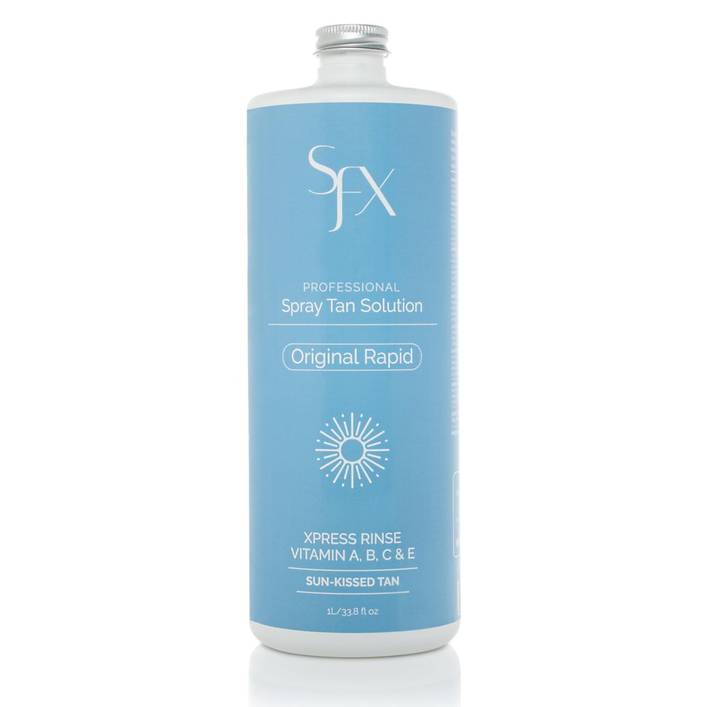 SunFX Rapid - All Natural Spray Tanning Solution 4 Fl Oz | LIGHT SUMMER)