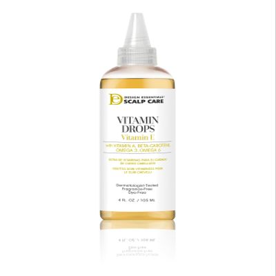 Design Essentials Scalp and Skin Vitamin Drops, Unscented, 4 Ounces