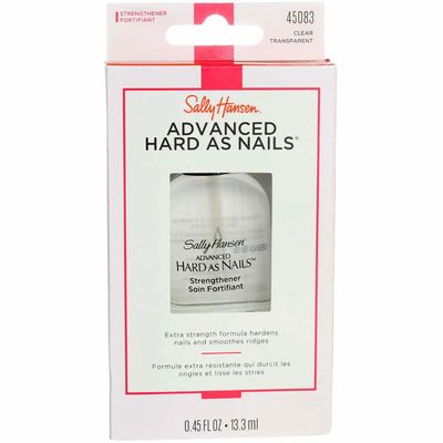 Sally Hansen Advanced Hard As Nails Clear 0.45 Ounce (13.3ml) (2 Pack)