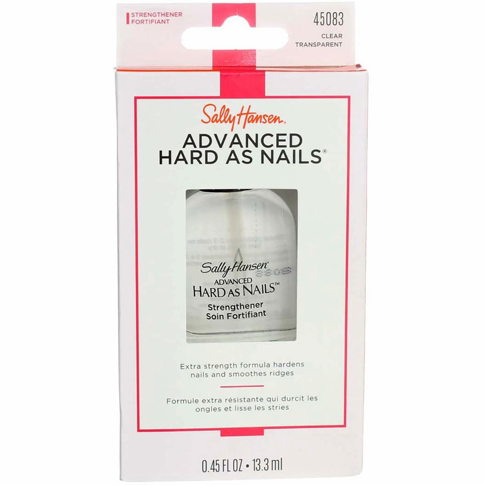 Sally Hansen Advanced Hard As Nails Clear 0.45 Ounce (13.3ml) (2 Pack)