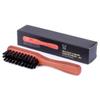 ZEUS Boar Bristle Beard & Mustache Handled Brush for Men, Soft Bristles, Travel Beard Care Brush with Handle (Made in Germany) J92 view 1