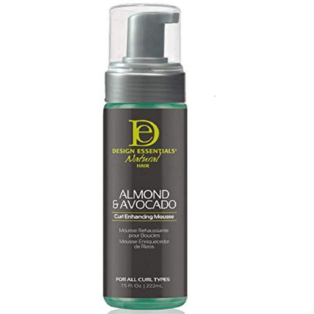 Design Essentials Almond and Avocado Curl Enhancing Hair Mousse for Curly Hair; 7.5 Oz (Pack of 1)