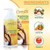 CAROTS, Skin Brightening Lotion - 13.5 Fl oz / 400ml |For Body, Knees, Elbows, Hands, with Carrot Oil and Vitamin A view 2