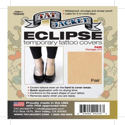 Tatjacket Eclipse Temporary Tattoo Covers (FAIR)