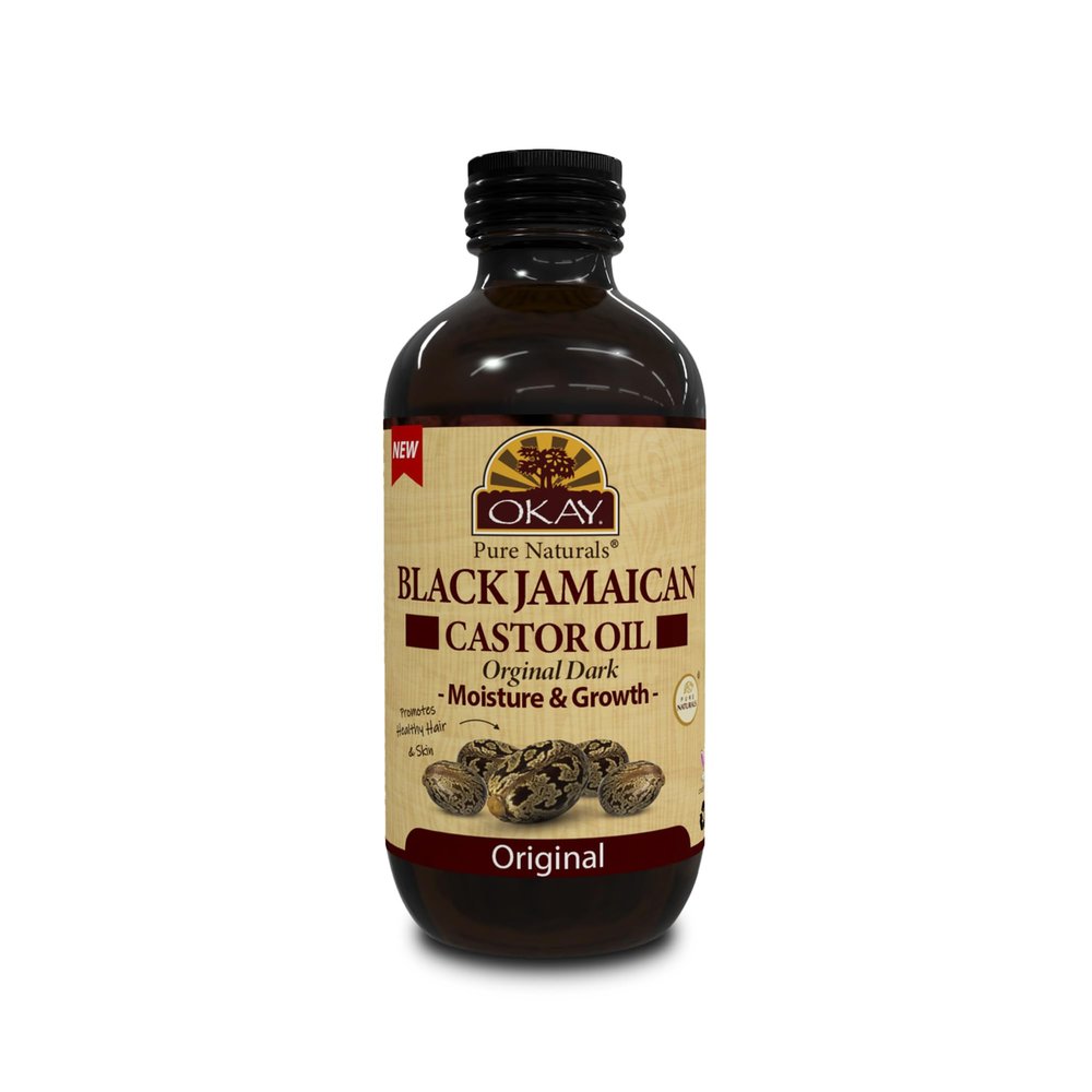 Black Jamaican Castor Oil Original Dark by Okay for Unisex - 4 oz Oil