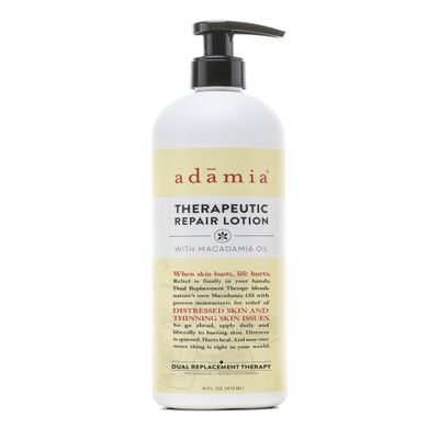 Adamia Therapeutic Repair Lotion with Macadamia Nut Oil and Promega-7, Fragrance Free, Paraben Free, Non GMO, 16 Fl Oz (355337-BC00395319)
