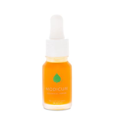Modicum Skincare Essential Serum/Nourishing Essential Serum / 100% natural, plant-based, organic facial moisturizer for all skin types / glass dropper bottle / 10 ml