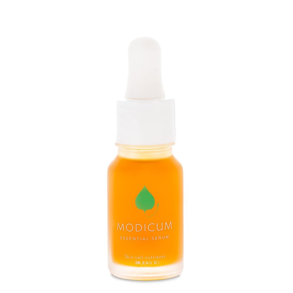 Modicum Skincare Essential Serum/Nourishing Essential Serum / 100% natural, plant-based, organic facial moisturizer for all skin types / glass dropper bottle / 10 ml