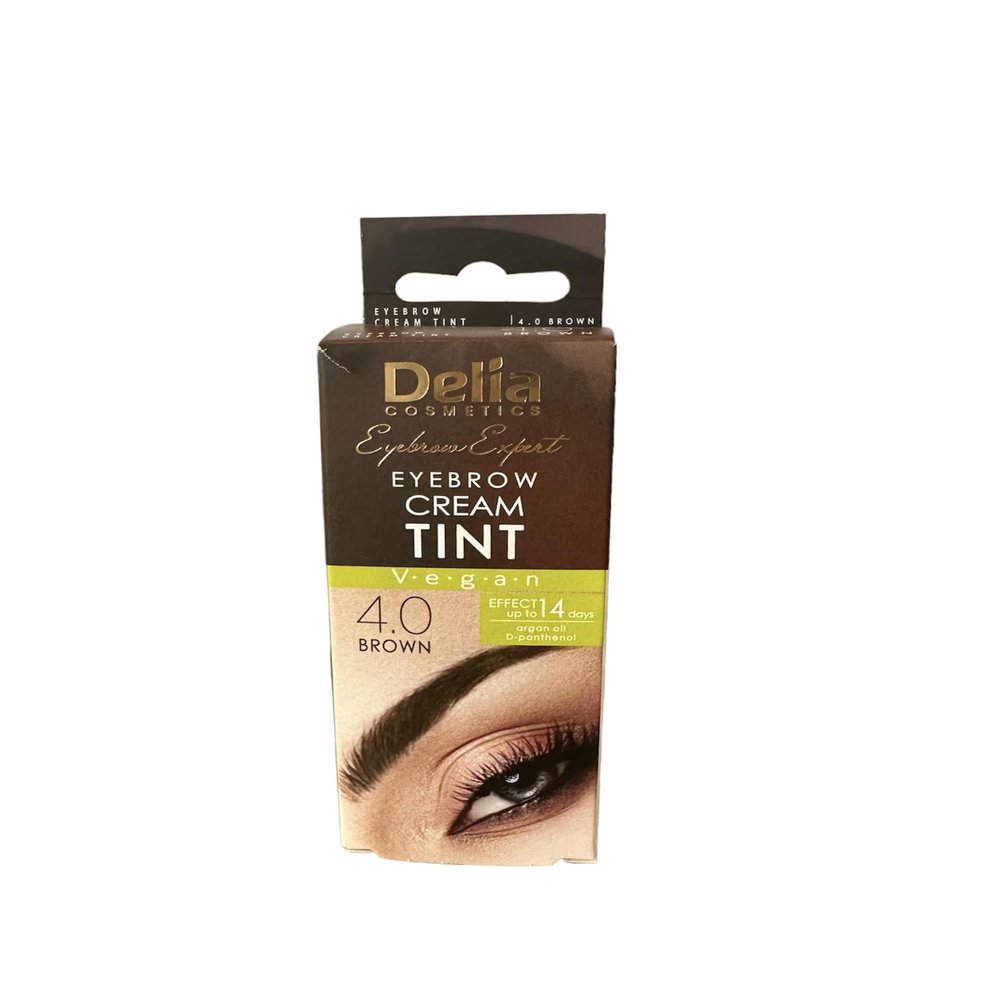 DELIA HENNA/COLOR CREAM EYEBROW PROFESSIONAL TINT KIT SET Brown
