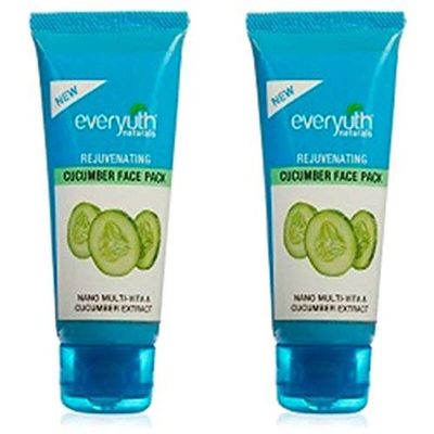 Everyuth Naturals Rejuvenating Cucumber Face Pack 100 gm (Pack Of 2)